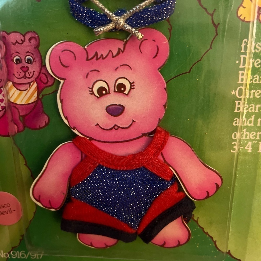 Vintage Remco Purple Dream Bear & Plus 9 Outfits - Picture 16 of 16